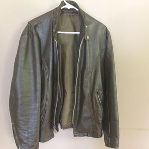 vintage genuine leather jacket excelled